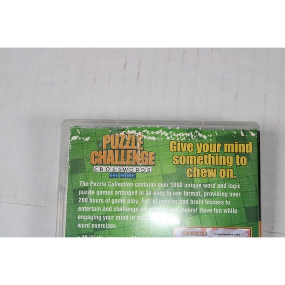 Puzzle Challenge: Crosswords and More (Sony PSP, 2006) Instruction Booklet - Picture 7 of 7